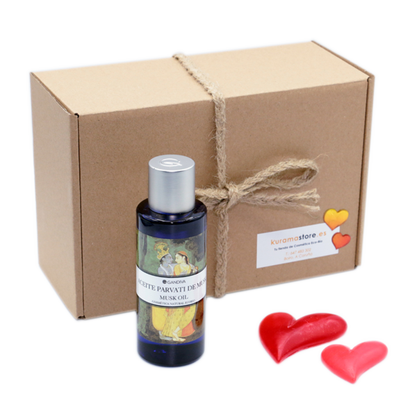 Gandiva Caja Sensorial San Valentín, 130 ml. + 30 gr.