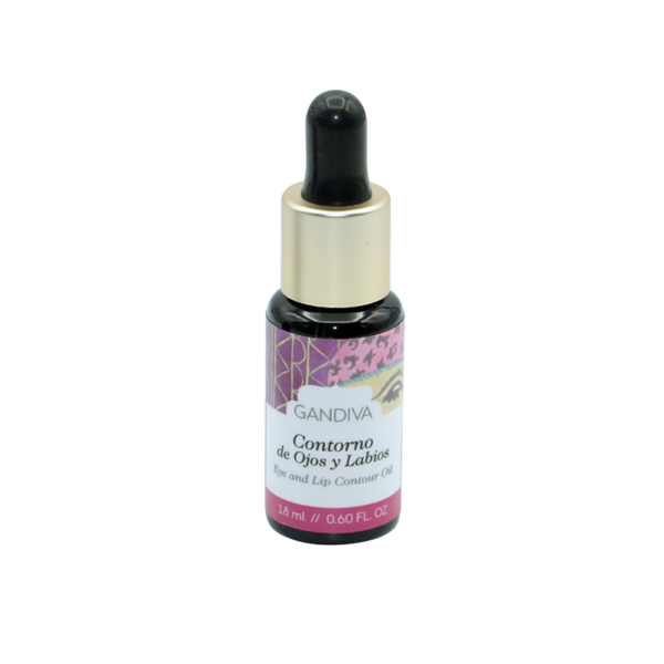 Gandiva Aceite Contorno de Ojos y Labios, 18 ml.
